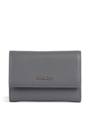  Coccinelle - Portafoglio donna con tasca porta monete in pelle