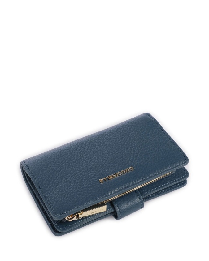  Coccinelle - Portafoglio donna in pelle medio Metallic Soft