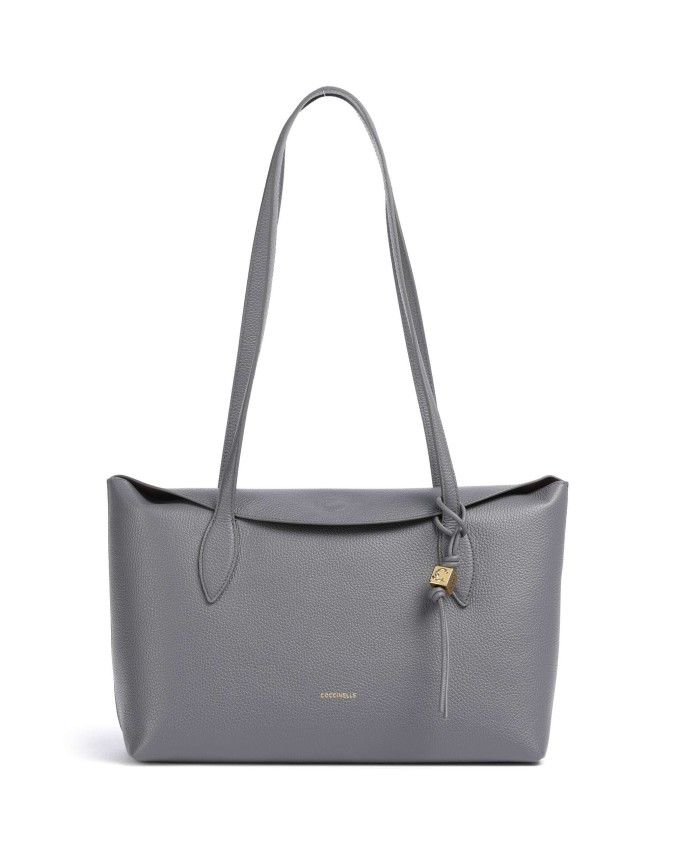  Coccinelle - Borsa a spalla shopper in pelle Thess