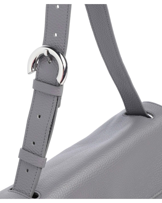  Coccinelle - Borsa a spalla in pelle con patta Fern