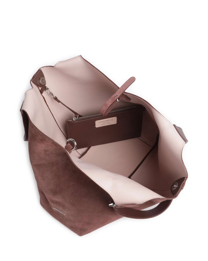  Coccinelle - Borsa Shopping in Suede Large C-Easy