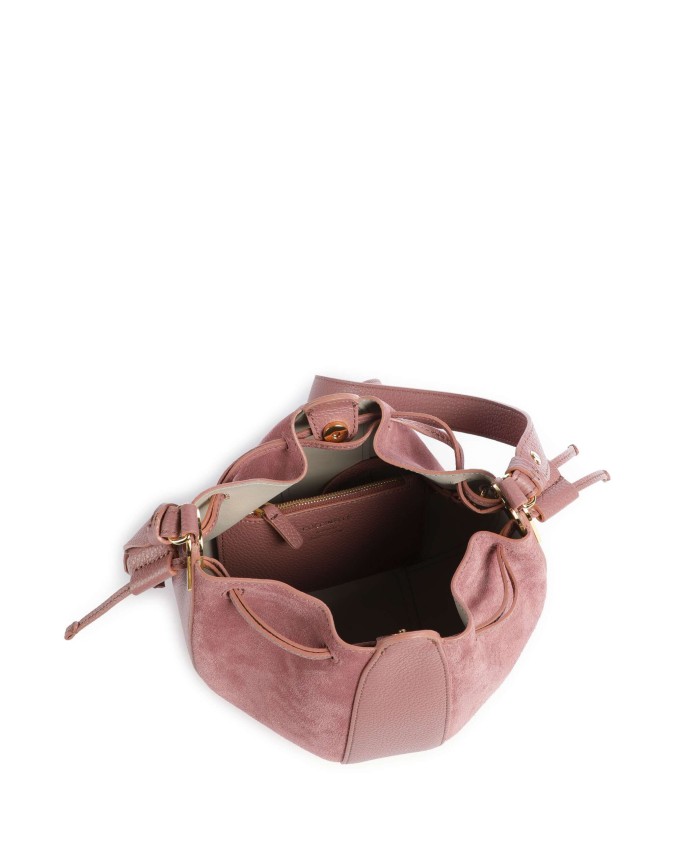  Coccinelle - Borsa a Secchiello in Pelle e Camoscio Boom