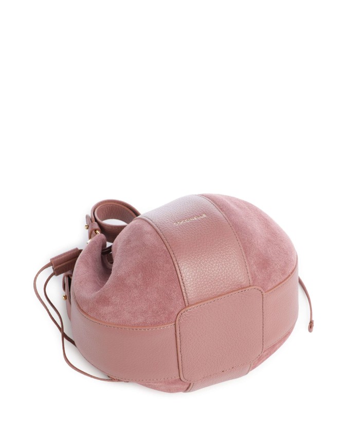 Coccinelle - Borsa a Secchiello in Pelle e Camoscio Boom