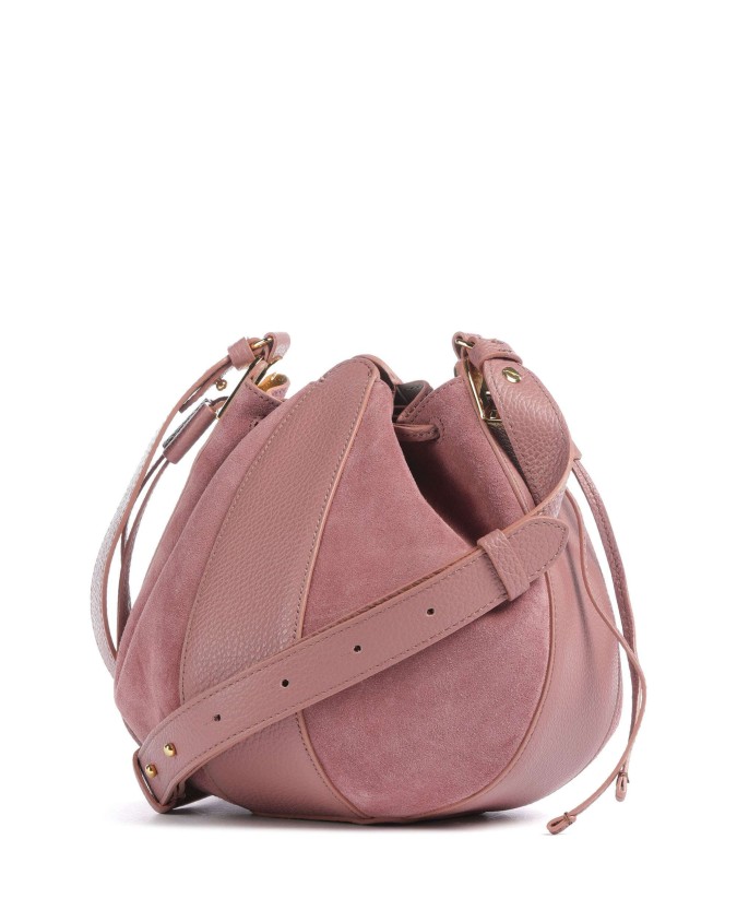  Coccinelle - Borsa a Secchiello in Pelle e Camoscio Boom
