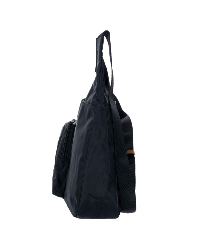  Bric's - Borsa a Tracolla in Nylon con Tasca Frontale Hipster
