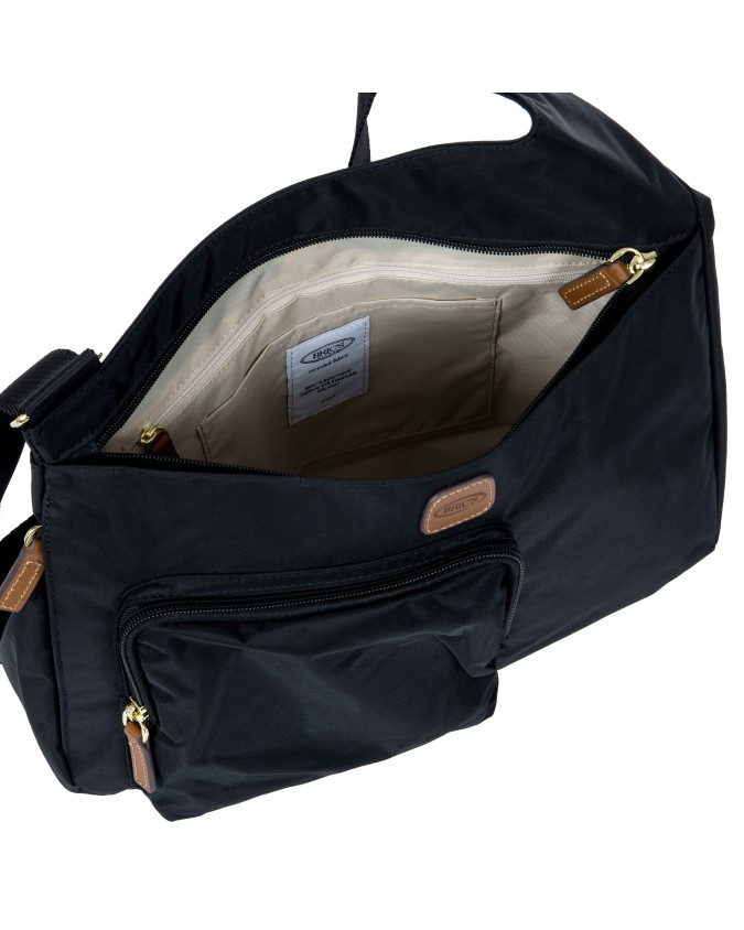  Bric's - Borsa a Tracolla in Nylon con Tasca Frontale Hipster
