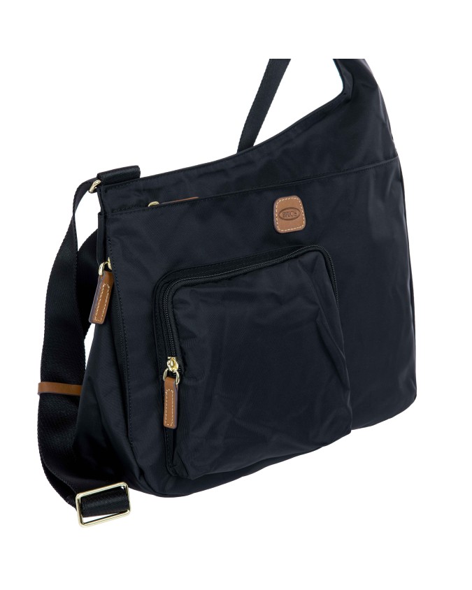  Bric's - Borsa a Tracolla in Nylon con Tasca Frontale Hipster