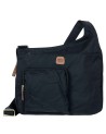  Bric's - Borsa a Tracolla in Nylon con Tasca Frontale Hipster