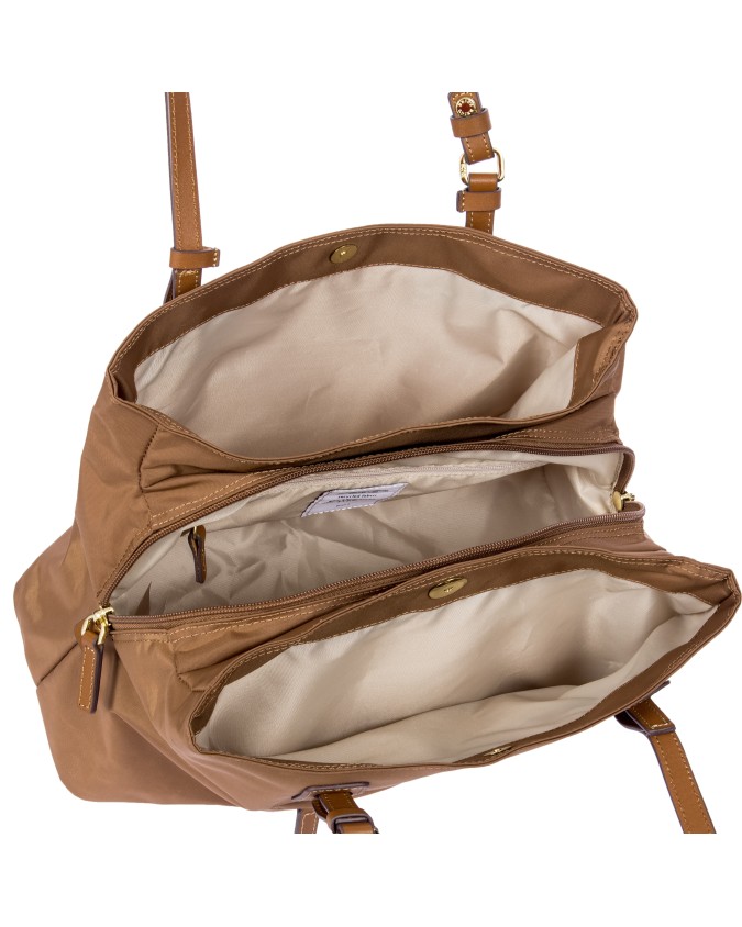  Bric's - Borsa a Spalla Tre Scomparti in Nylon X-Bag