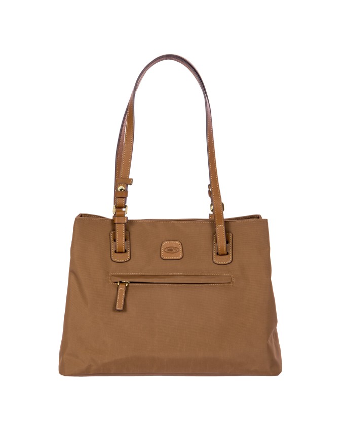  Bric's - Borsa a Spalla Tre Scomparti in Nylon X-Bag