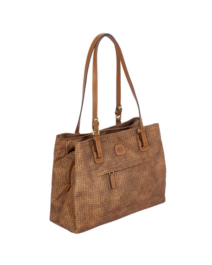  Bric's - Borsa a Spalla Tre Scomparti in Nylon X-Bag