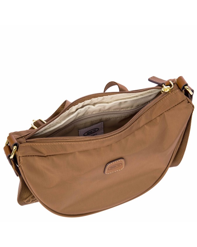  Bric's - Borsa a Tracolla Mezzaluna piccola in Nylon X-Bag