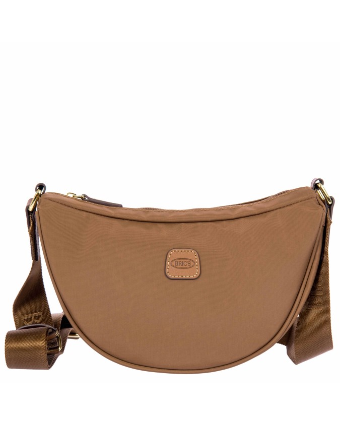  Bric's - Borsa a Tracolla Mezzaluna piccola in Nylon X-Bag
