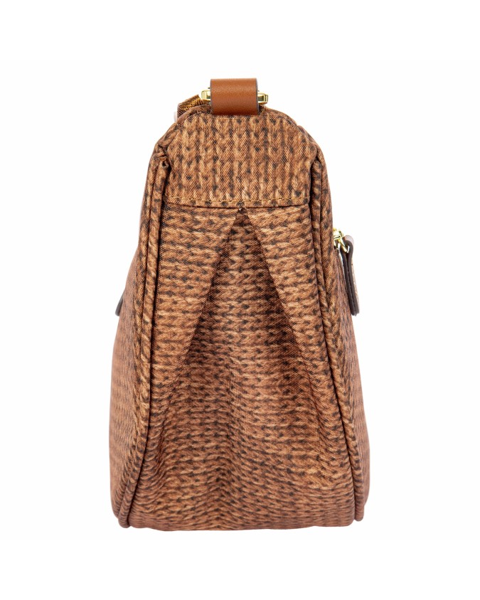  Bric's - Borsa a Tracolla Mezzaluna piccola in Nylon X-Bag