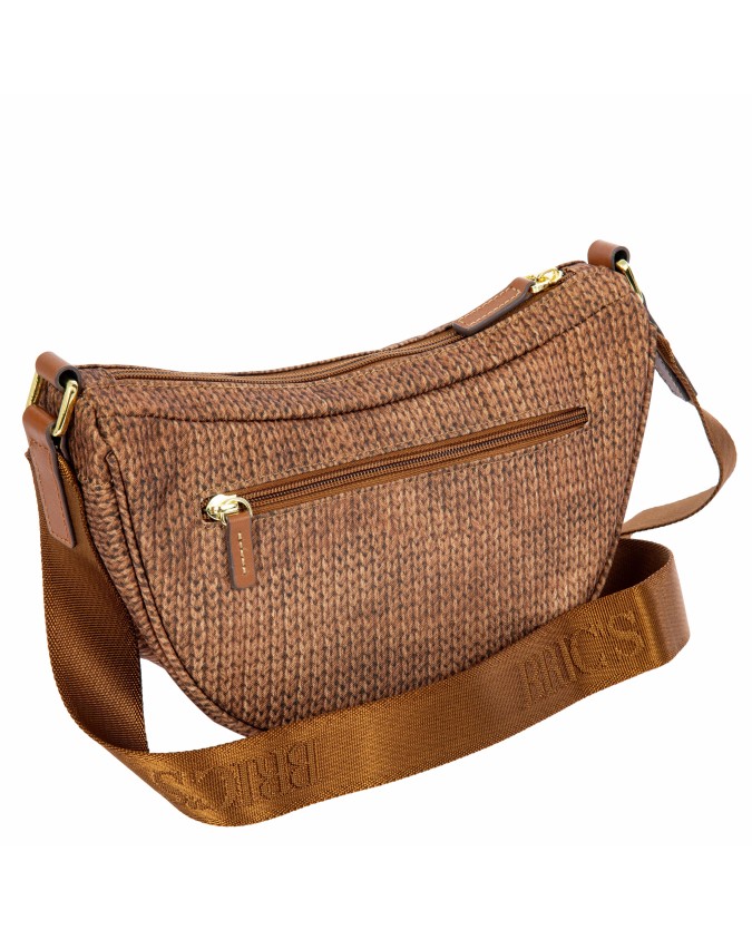  Bric's - Borsa a Tracolla Mezzaluna piccola in Nylon X-Bag