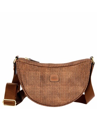  Bric's - Borsa a Tracolla Mezzaluna piccola in Nylon X-Bag