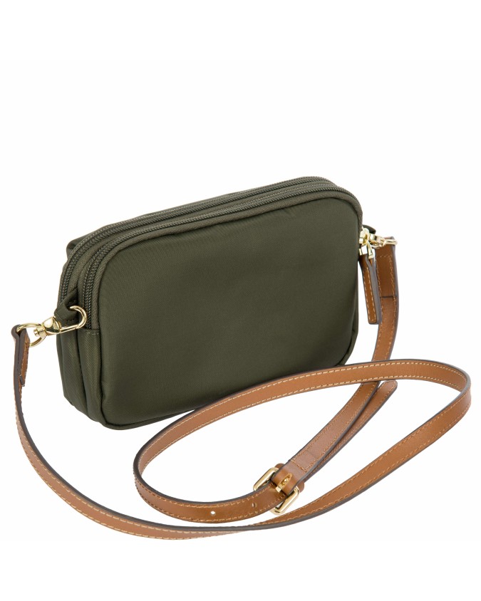  Bric's - Borsetta a Tracolla con Tre Tasche in Nylon