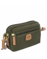  Bric's - Borsetta a Tracolla con Tre Tasche in Nylon