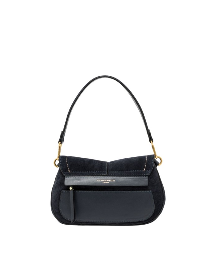  Gianni Chiarini - Borsa a spalla in pelle scamosciata con