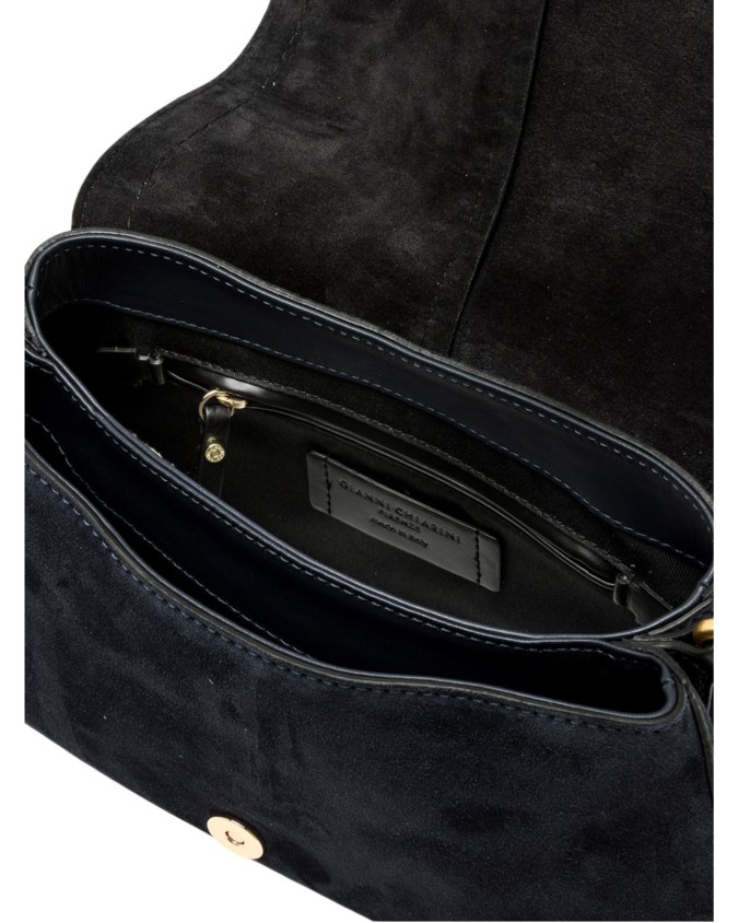  Gianni Chiarini - Borsa a spalla in pelle scamosciata con