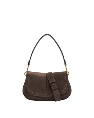  Gianni Chiarini - Borsa a spalla in pelle scamosciata con