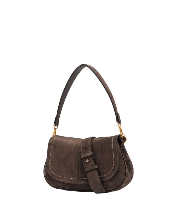  Gianni Chiarini - Borsa a spalla in pelle scamosciata con