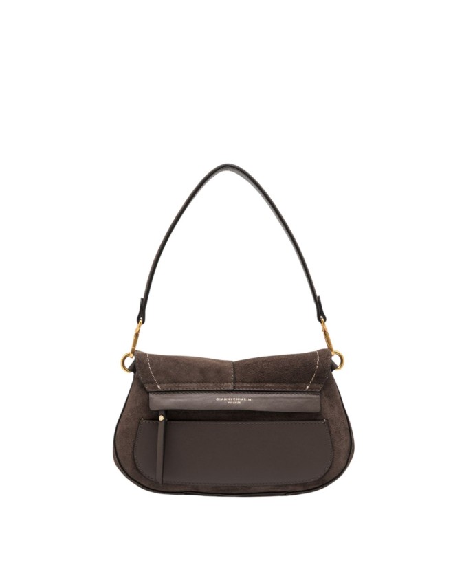  Gianni Chiarini - Borsa a spalla in pelle scamosciata con