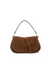  Gianni Chiarini - Borsa a spalla in pelle scamosciata con