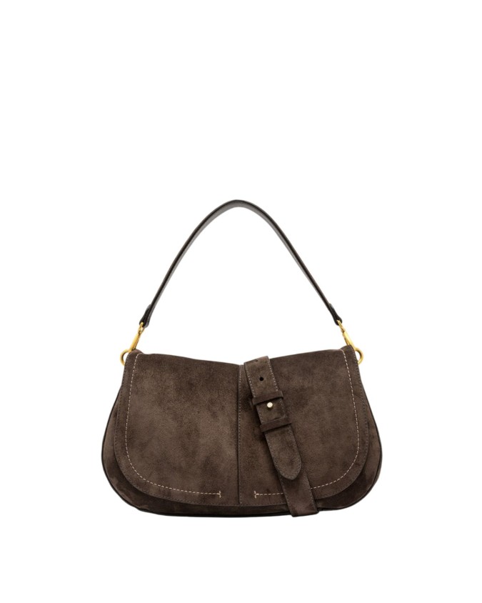  Gianni Chiarini - Borsa a spalla in pelle scamosciata con