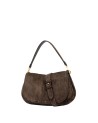  Gianni Chiarini - Borsa a spalla in pelle scamosciata con