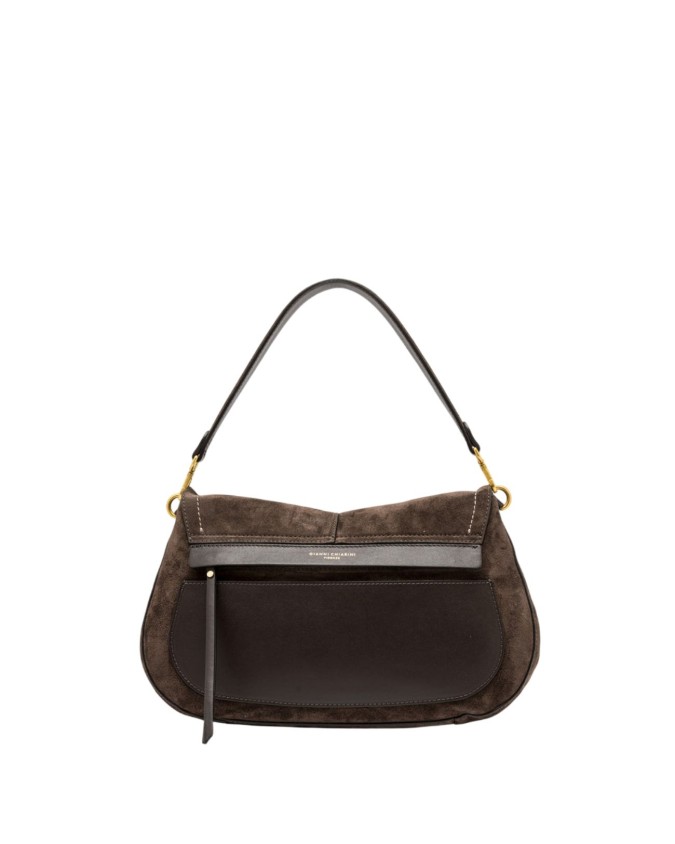  Gianni Chiarini - Borsa a spalla in pelle scamosciata con