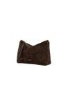 Gianni Chiarini - Pochette donna grande in pelle scamosciata