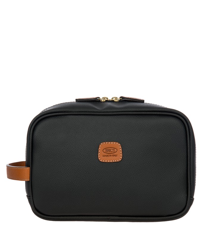  Bric's - Necessaire con Manico Laterale in Tessuto Goffrato