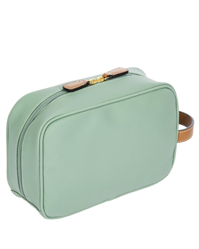  Bric's - Necessaire con Manico Laterale in Tessuto Goffrato