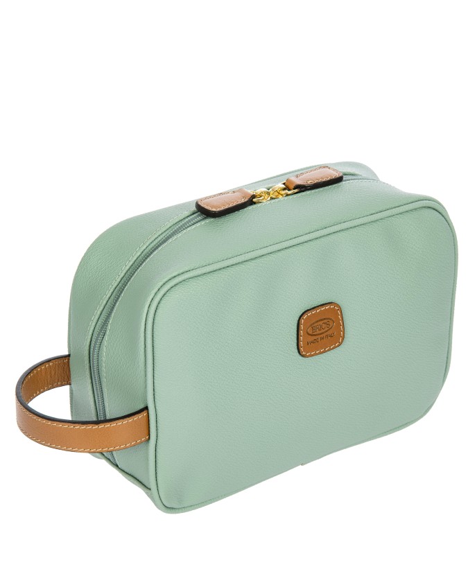  Bric's - Necessaire con Manico Laterale in Tessuto Goffrato
