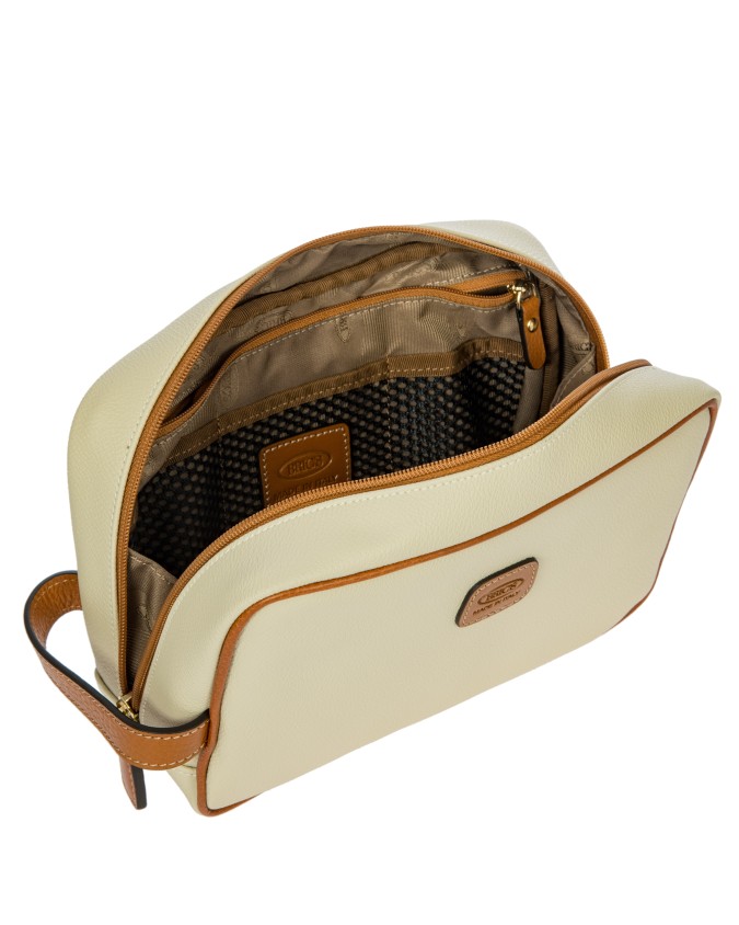  Bric's - Necessaire con Manico Laterale in Tessuto Goffrato