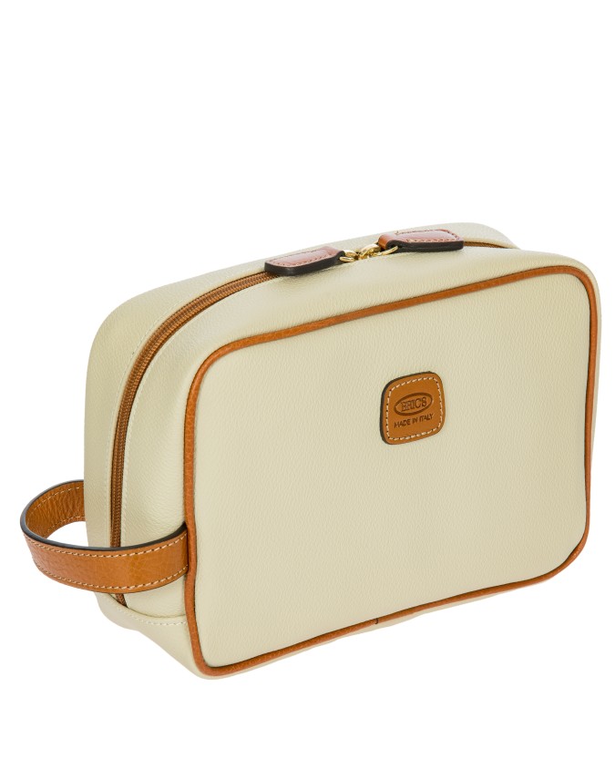  Bric's - Necessaire con Manico Laterale in Tessuto Goffrato