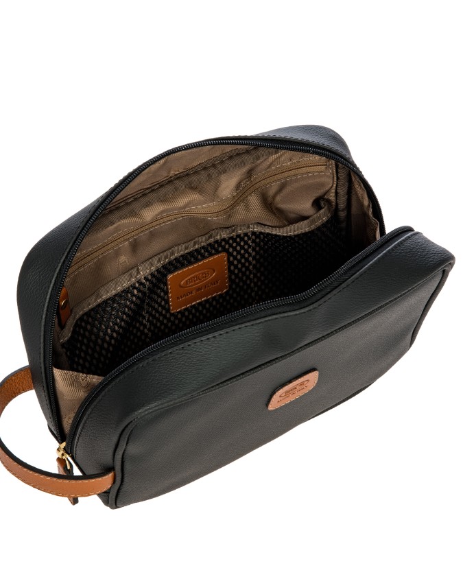  Bric's - Necessaire con Manico Laterale in Tessuto Goffrato