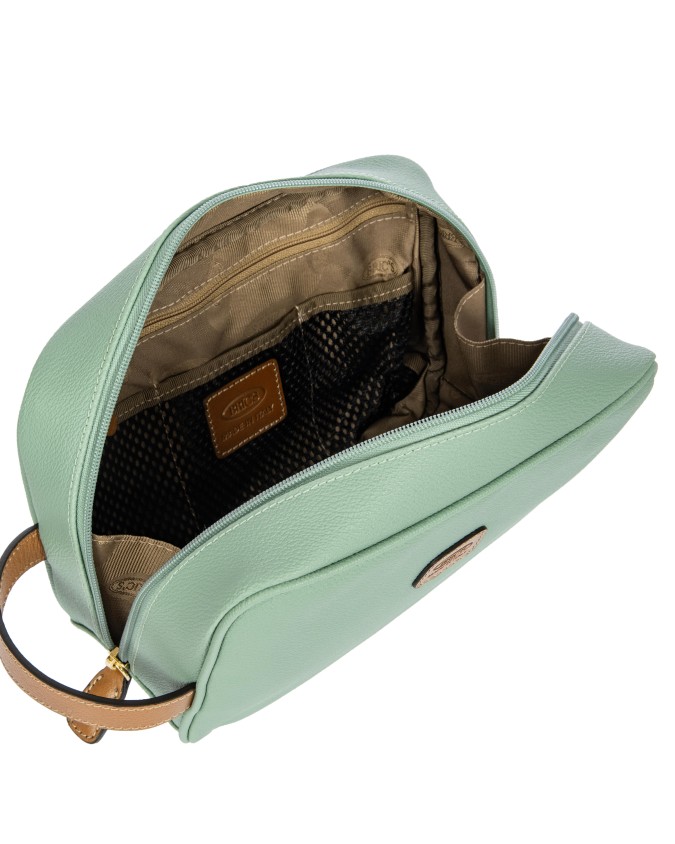  Bric's - Necessaire con Manico Laterale in Tessuto Goffrato