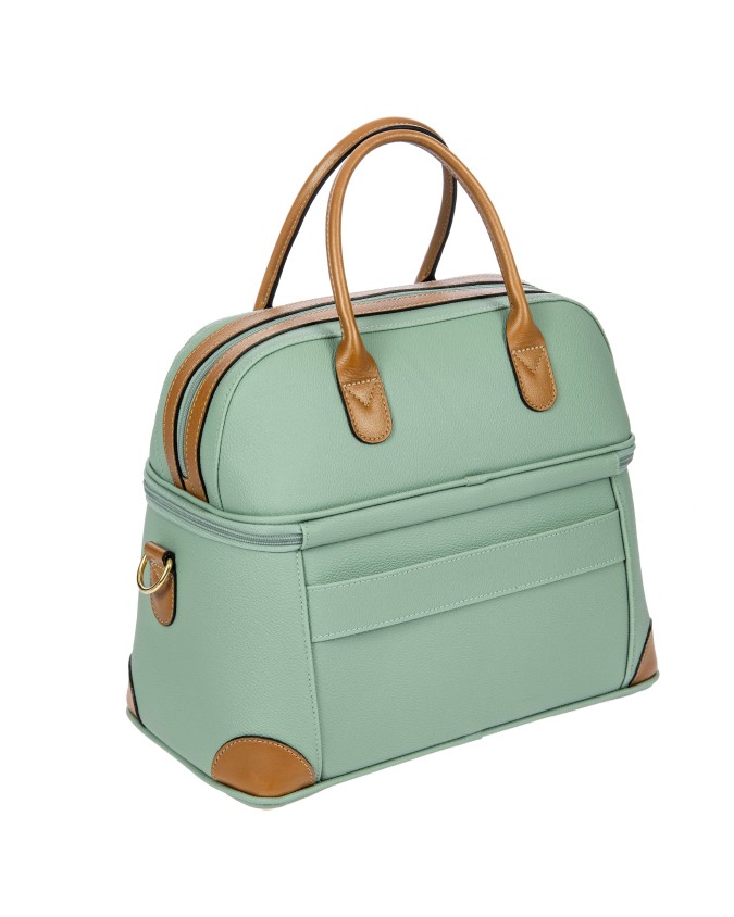  Bric's - Beauty Case con Doppio Manico e Tracolla in Tessuto