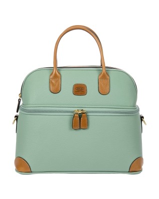  Bric's - Beauty Case con Doppio Manico e Tracolla in Tessuto