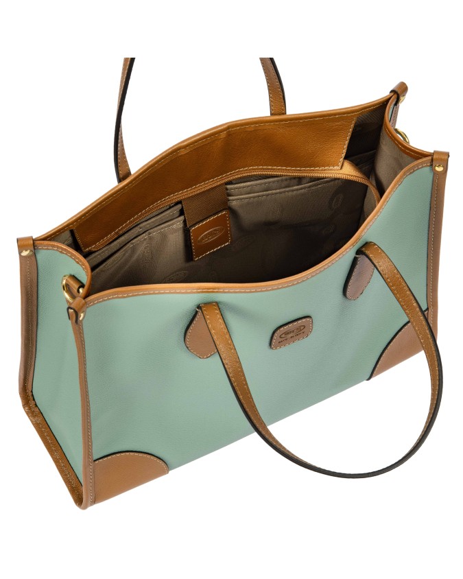  Bric's - Borsa Shopper in Tessuto Goffrato Opera Bag Tg. 