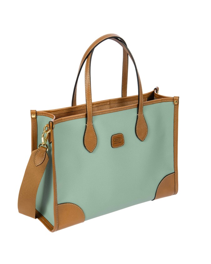  Bric's - Borsa Shopper in Tessuto Goffrato Opera Bag Tg. 