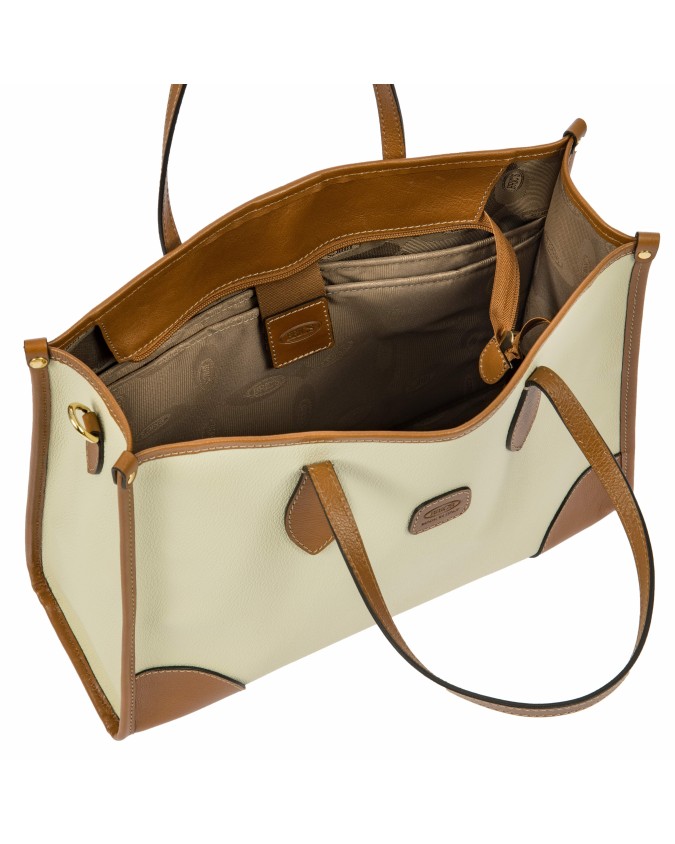  Bric's - Borsa Shopper in Tessuto Goffrato Opera Bag Tg. 