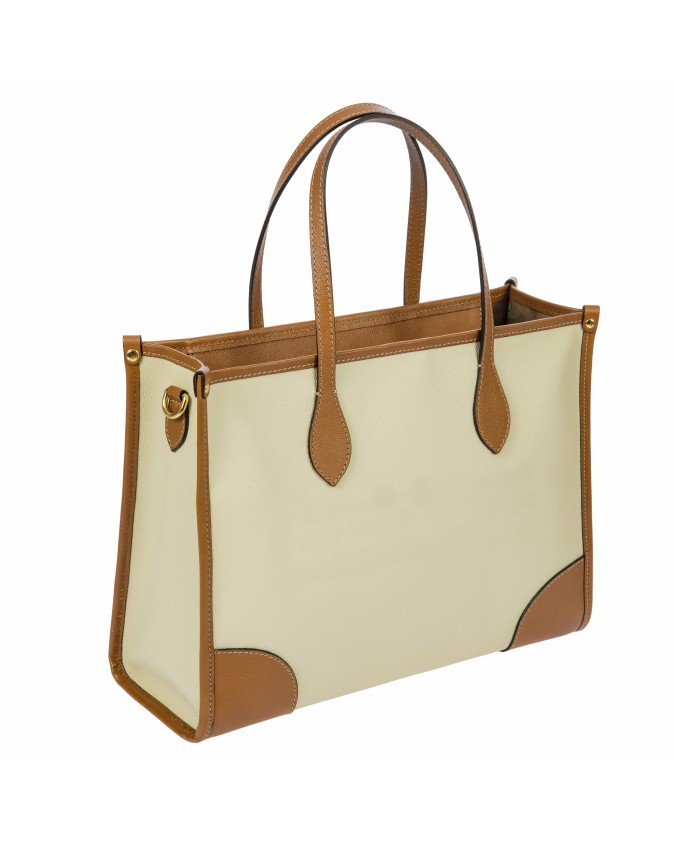  Bric's - Borsa Shopper in Tessuto Goffrato Opera Bag Tg. 