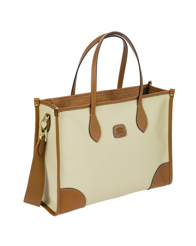 Bric's - Borsa Shopper in Tessuto Goffrato Opera Bag Tg. 