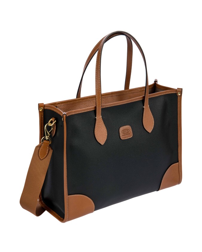  Bric's - Borsa Shopper in Tessuto Goffrato Opera Bag Tg. 