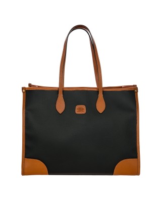  Bric's - Borsa Shopper in Tessuto Goffrato Opera Bag Tg. 