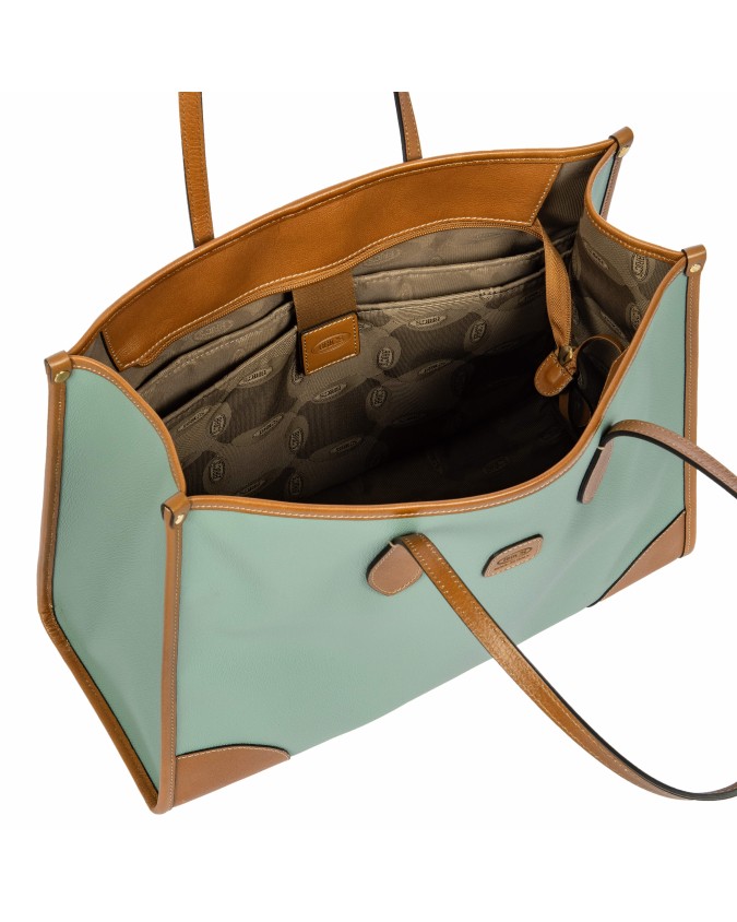  Bric's - Borsa Shopper in Tessuto Goffrato Opera Bag Tg. 