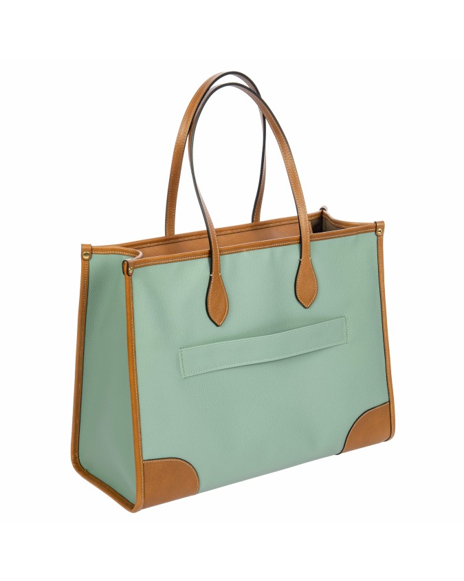  Bric's - Borsa Shopper in Tessuto Goffrato Opera Bag Tg. 